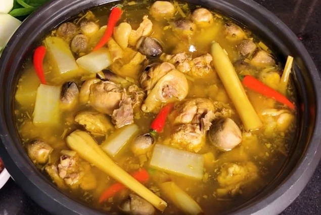 Gà hầm sả ngon, đơn giản