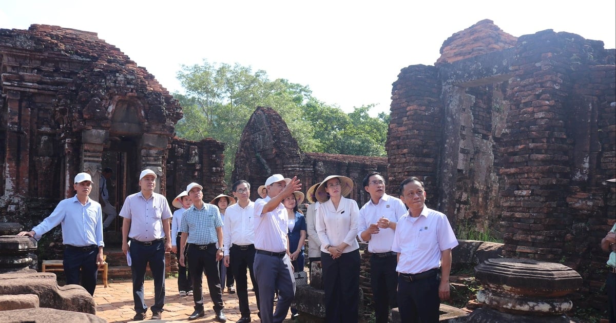 Tập trung công tác quy hoạch, phục hồi di tích quốc gia đặc biệt Khu đền tháp Mỹ Sơn