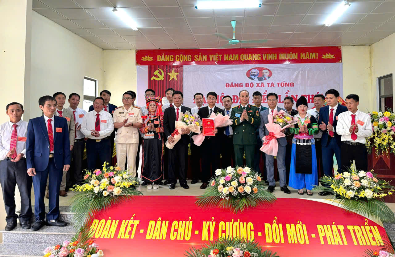 Đảng bộ xã Tà Tổng tổ chức thành công Đại hội Đại biểu lần thứ I, nhiệm kỳ 2025 - 2030