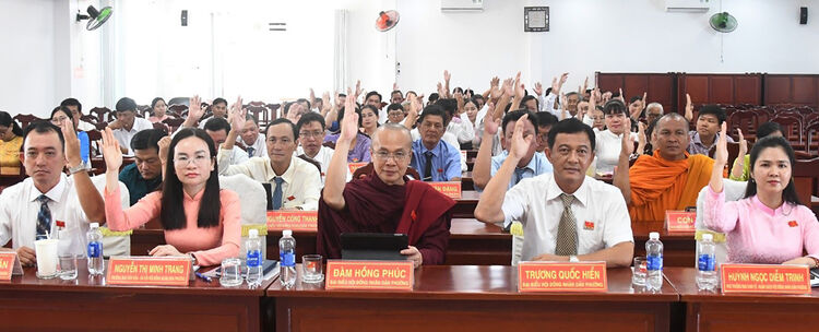 People's Council of Ha Tien ward and Hoa Lac commune held a thematic meeting