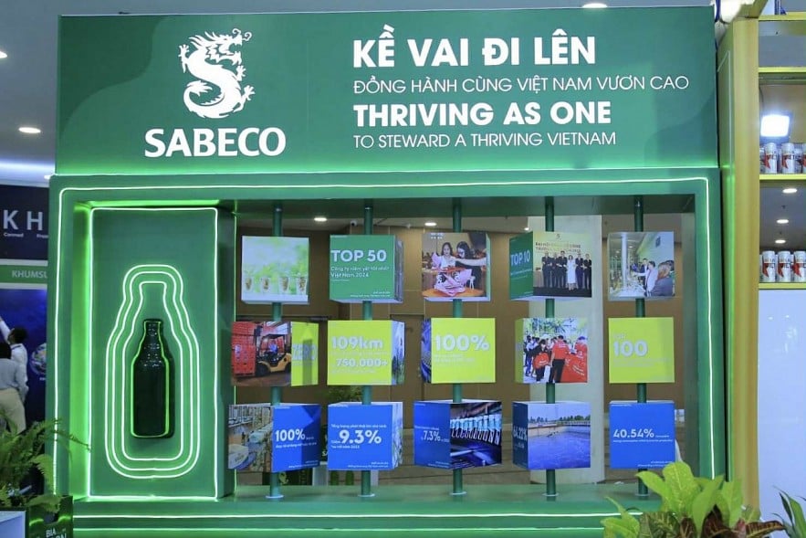 SABECO makes its mark at Vietfood & Propack 2025 for quality and vision of sustainable development