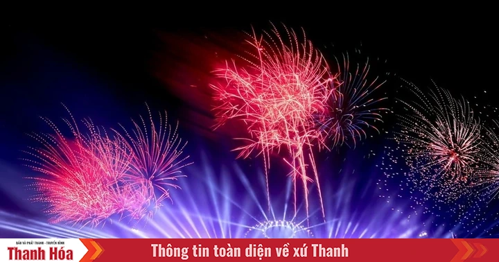Thanh Hóa bắn pháo hoa chào mừng kỷ niệm 80 năm Cách mạng Tháng Tám thành công và Quốc khánh 2/9