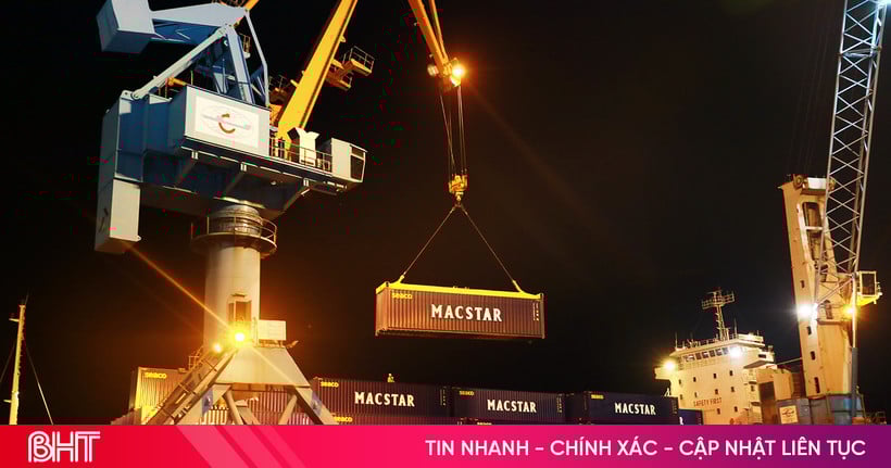 Khai trương tuyến vận tải container Hải Phòng - Vũng Áng- Hải Phòng