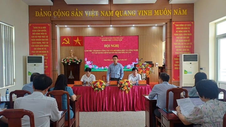 Chính quyền hai cấp tỉnh Ninh Bình hoạt động thông suốt, hiệu quả - Ảnh 1.