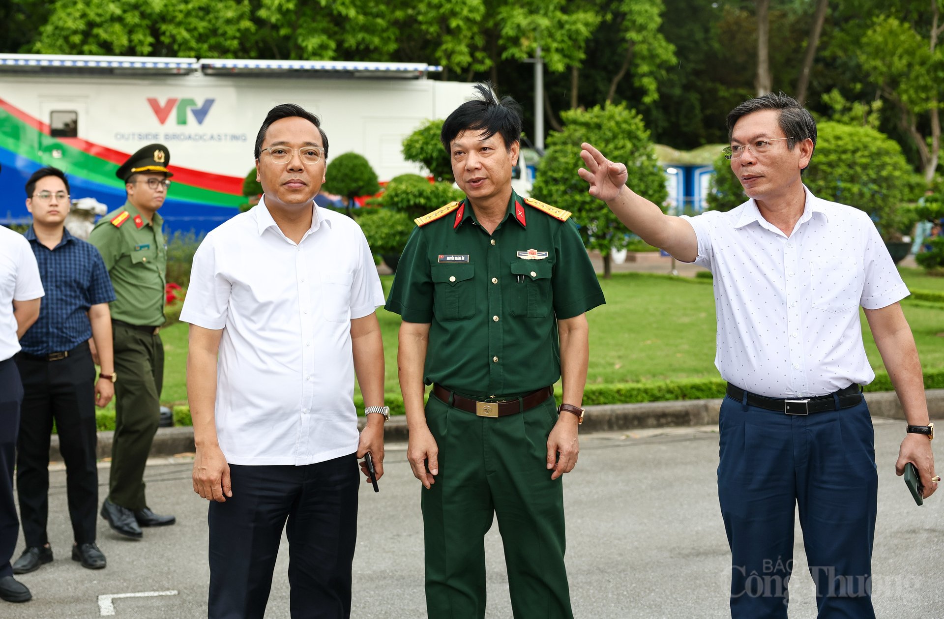 Tổng giám đốc EVNHANOI Nguyễn Anh Tuấn báo cáo về công tác cung ứng điện trước thềm đại lễ Quốc Khánh 2/9.