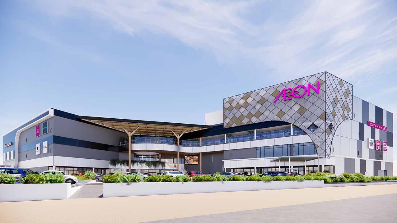 The first AEON shopping mall in the Mekong Delta is about to open