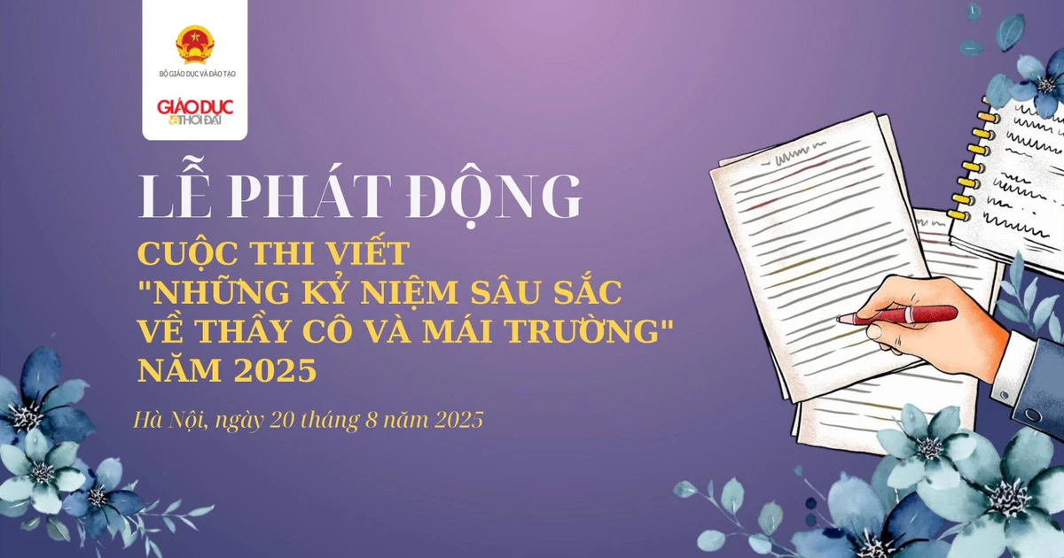 Launching the Writing Contest 'Deep Memories of Teachers and School' in 2025
