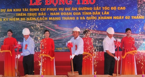 Dak Lak needs more than 807 hectares of land to serve the North-South high-speed railway project.