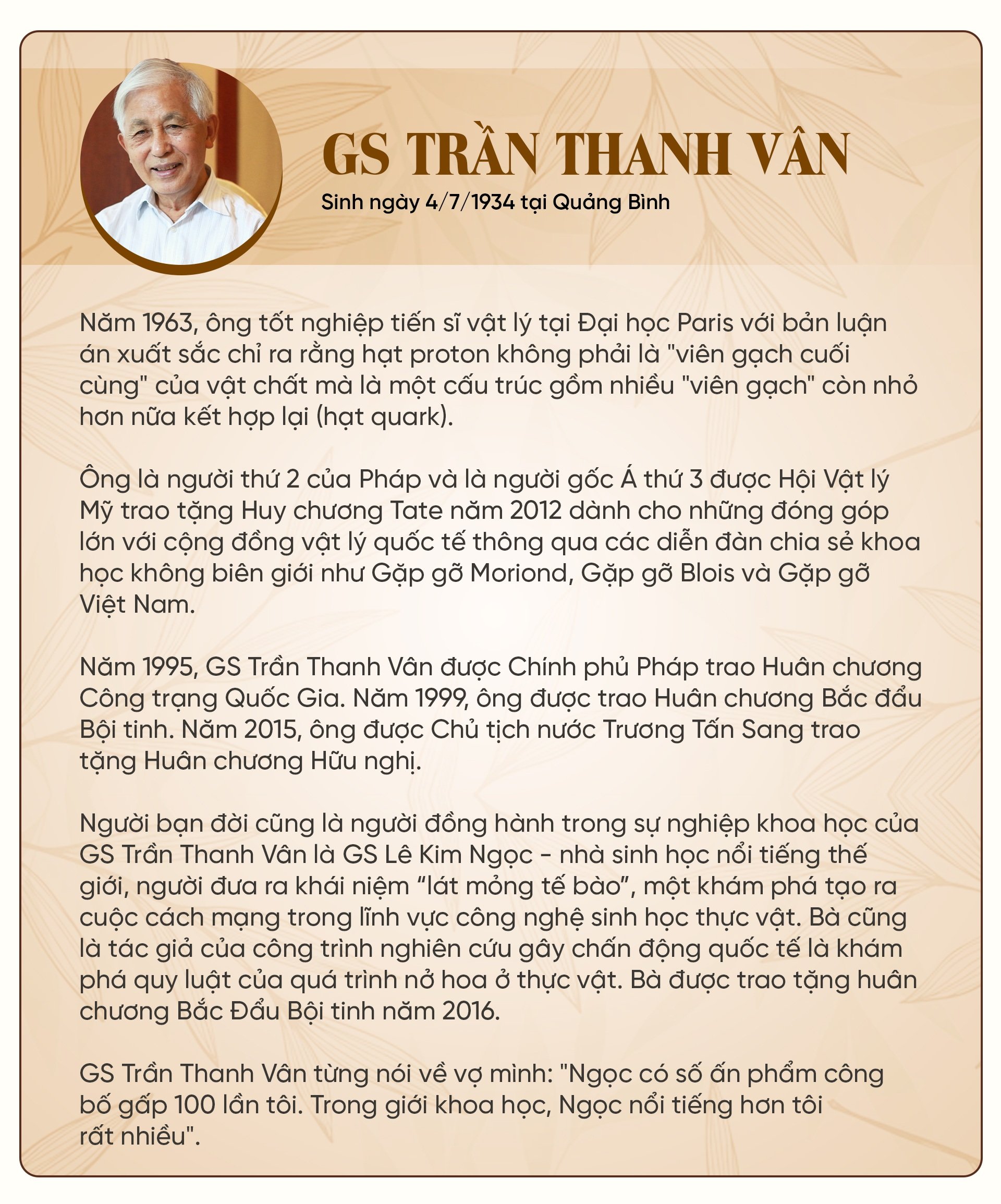 GS Trần Thanh Vân: Cần một “Nhà hát Hồ Gươm” của khoa học công nghệ - 29