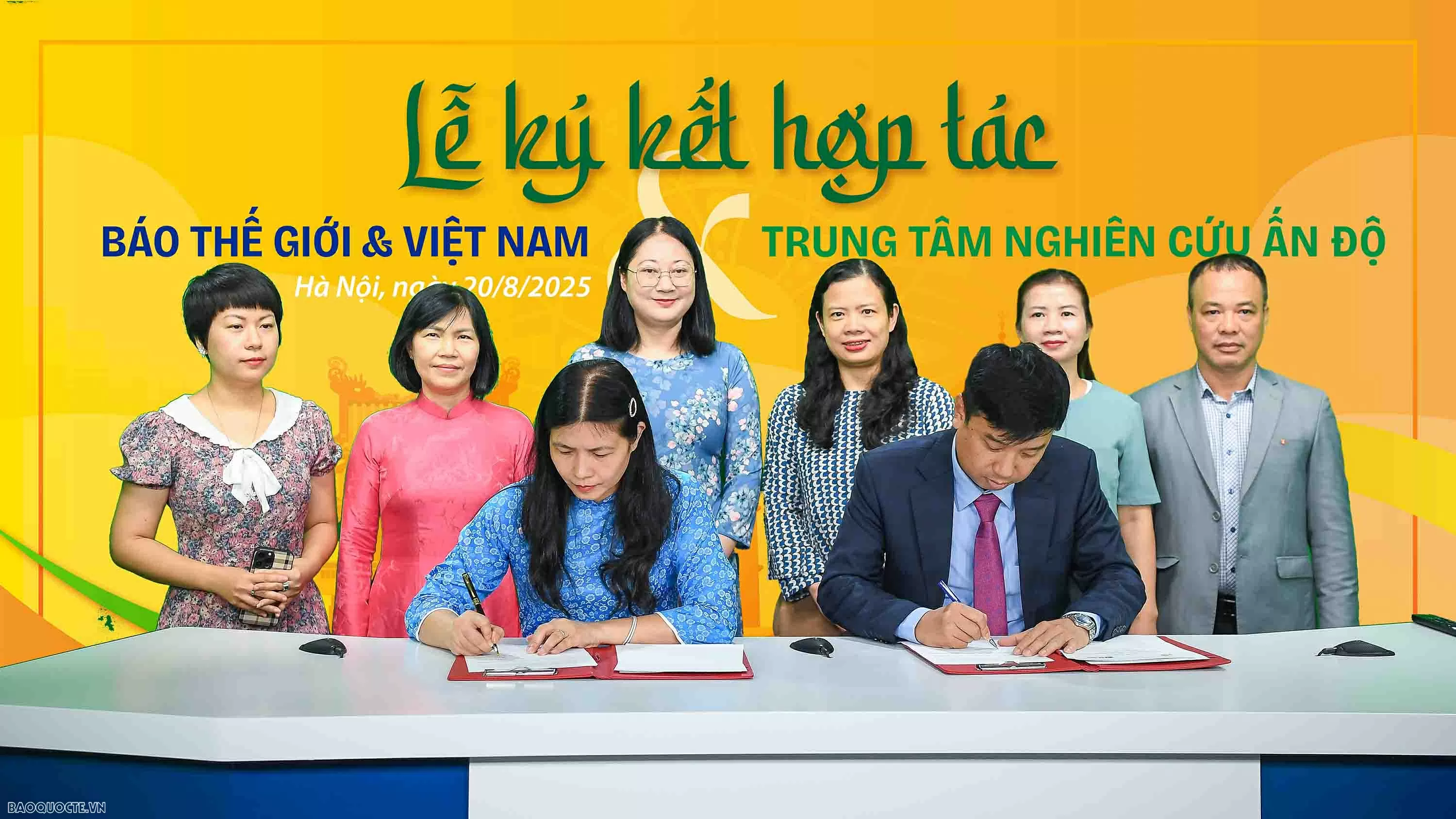 Báo Thế giới và Việt Nam và Trung tâm Nghiên cứu Ấn Độ bắt tay hợp tác