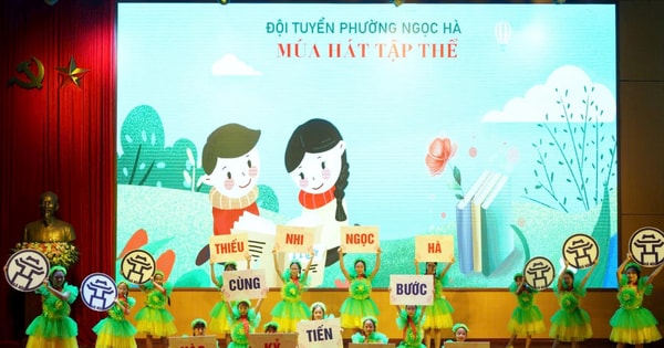 Gần 7.000 thiếu nhi Thủ đô thi tuyên truyền sách, múa hát về “Việt Nam quê hương em”