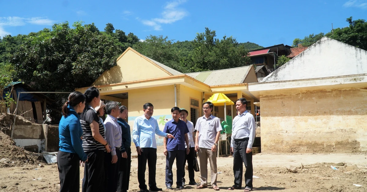 Bảo đảm an toàn trường học sau lũ