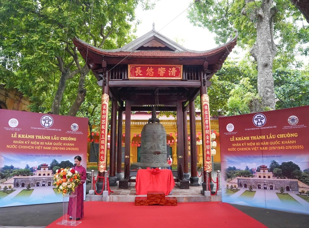 พิธีเปิดหอระฆัง ณ ป้อมปราการหลวงทังลอง – ฮานอย