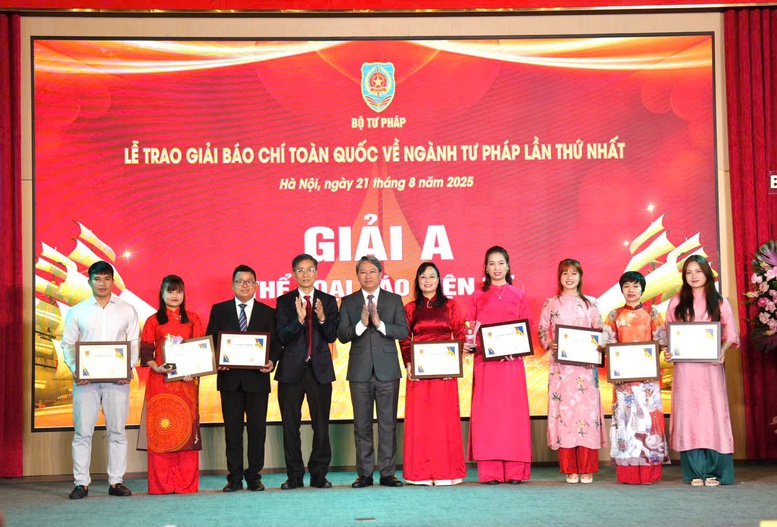 18 tác phẩm xuất sắc đạt Giải Báo chí toàn quốc về ngành Tư pháp - Ảnh 1.