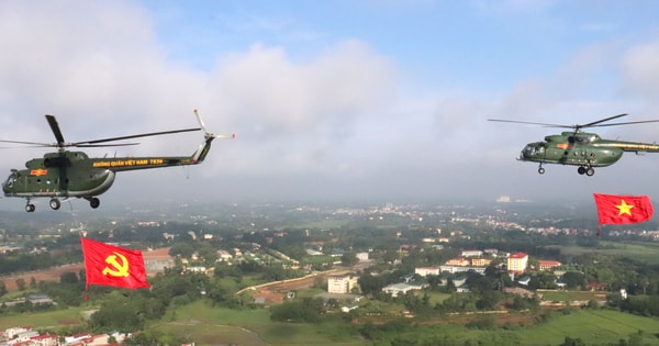 Không quân treo cờ, huấn luyện bay nhiệm vụ A80 tại Hà Nội
