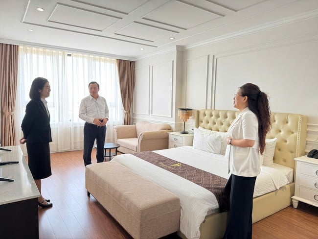 Cục Du lịch Quốc gia Việt Nam kiểm tra công tác chấp hành quy định pháp luật trong lĩnh vực lưu trú du lịch tại Thanh Hóa, Nghệ An - Ảnh 6.