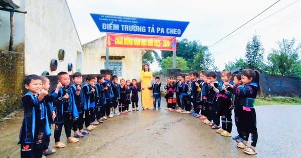 Lào Cai: Đón học sinh lớp 1 tựu trường sớm