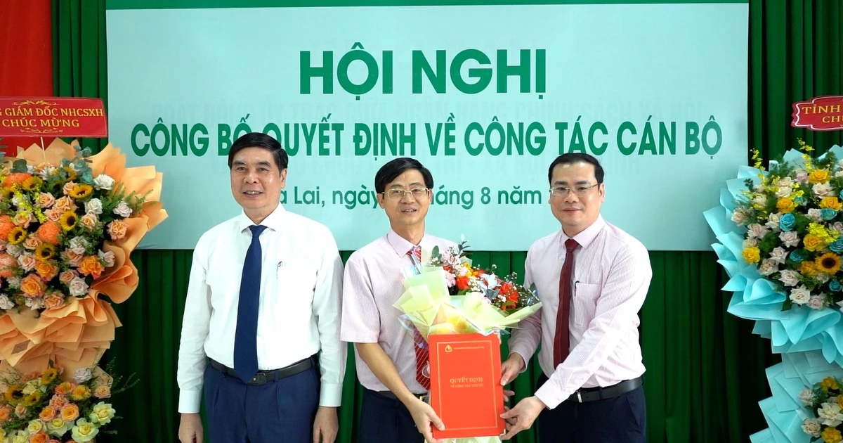 Bổ nhiệm Giám đốc Chi nhánh Ngân hàng Chính sách xã hội tỉnh Gia Lai