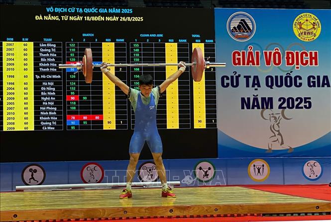 Khai mạc Giải Vô địch Cử tạ Quốc gia năm 2025 - Ảnh 2.