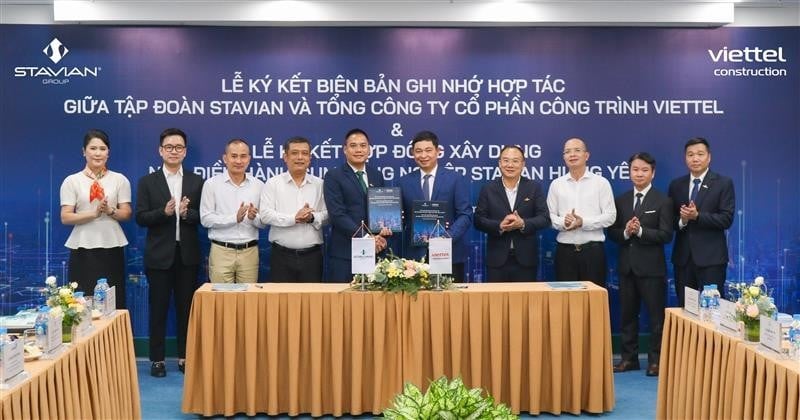 Stavian Group và Viettel Construction hợp tác chiến lược, thúc đẩy liên kết chuỗi giá trị công nghiệp - hạ tầng