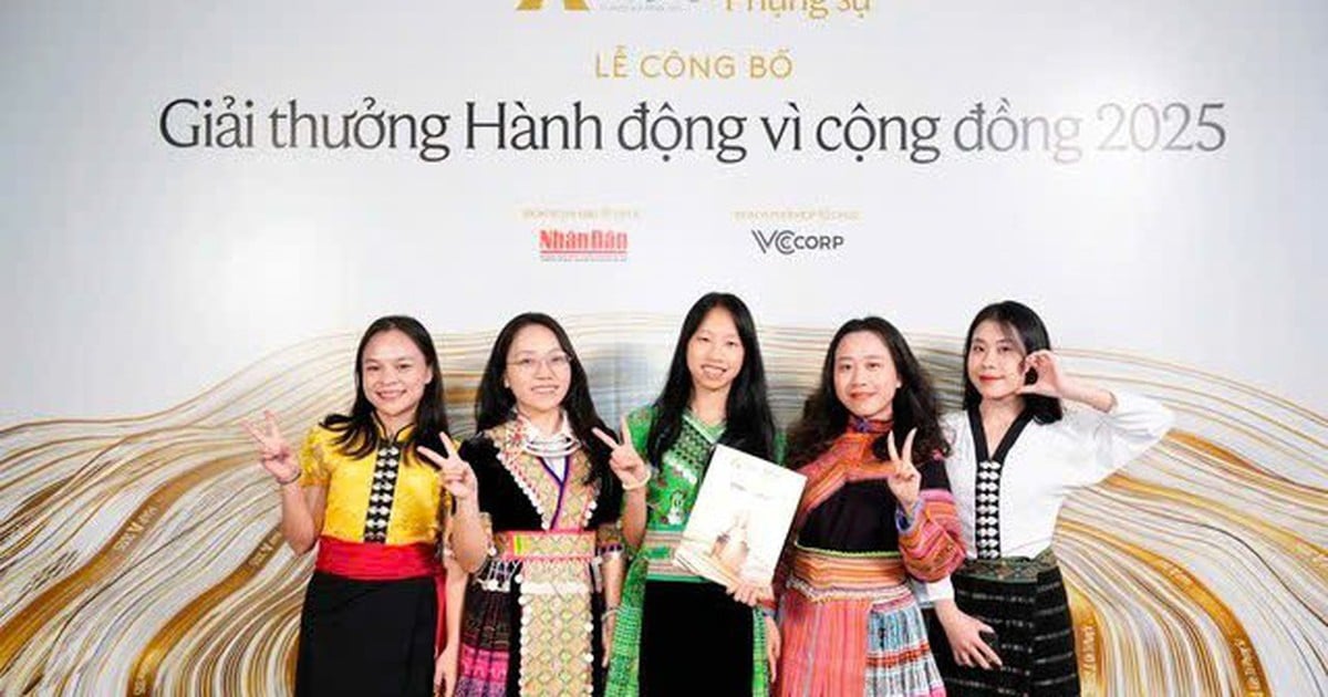 Giải thưởng Hành động vì cộng đồng tôn vinh tinh thần 'kiên trì phụng sự'