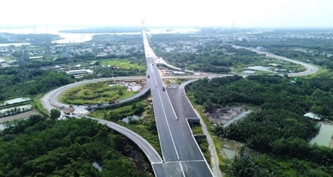 Proposal to invest 2,969 billion VND to build an intersection connecting Ben Luc - Long Thanh expressway with Rung Sac road