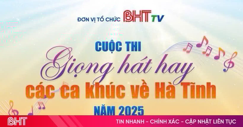 The contest "Singing good songs about Ha Tinh" attracts contestants from many provinces and cities.