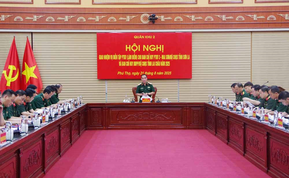 Quân khu 2: Giao nhiệm vụ diễn tập cho các đơn vị