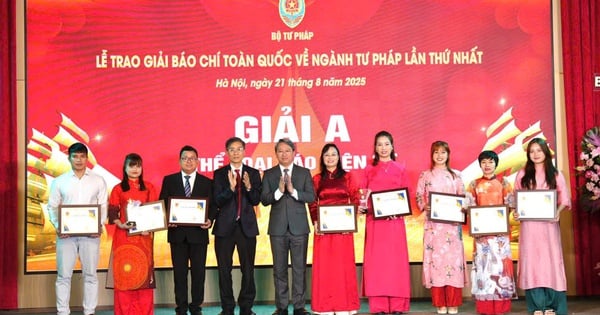 18 tác phẩm xuất sắc đạt Giải Báo chí toàn quốc về ngành Tư pháp