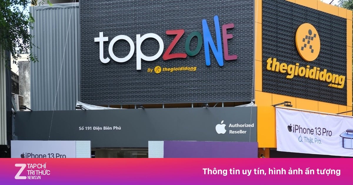Một nửa iPhone ở Việt Nam được bán qua Thế Giới Di Động