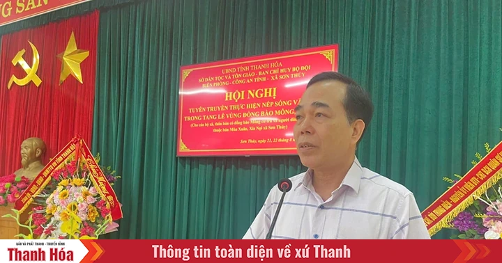 Tuyên truyền thực hiện nếp sống văn hóa trong tang lễ vùng đồng bào Mông