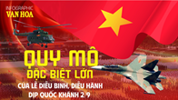 The exceptionally large scale of the National Day Parade and March on September 2