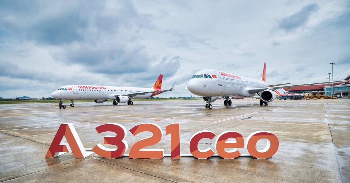 Sun PhuQuoc Airways đón cùng lúc 2 tàu Airbus A321CEO, 'thần tốc' hoàn thiện đội bay