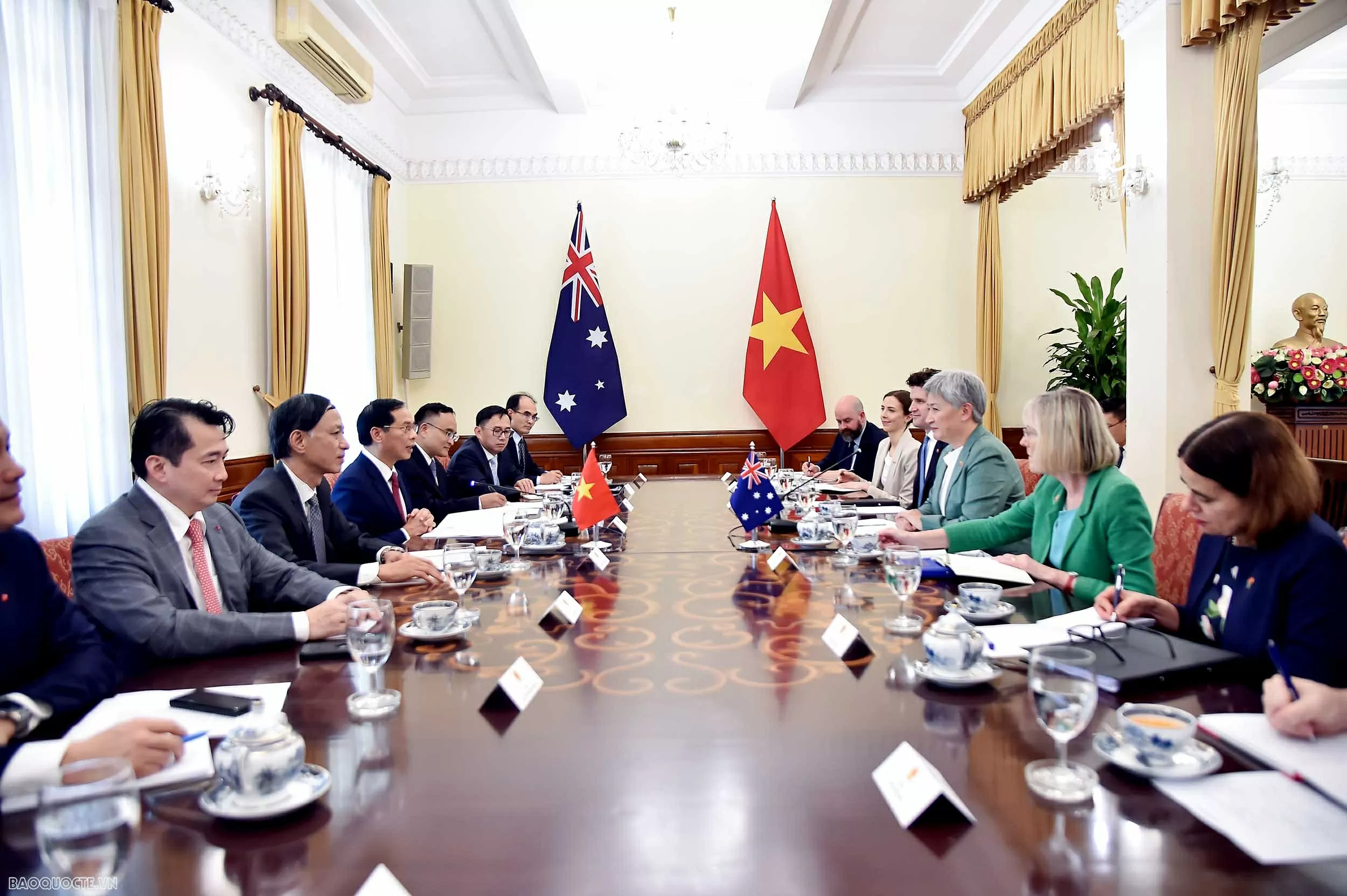 Bộ trưởng Ngoại giao Australia: Tôi ngưỡng mộ thành tựu, nghị lực, quyết tâm và lòng yêu nước của người dân Việt Nam