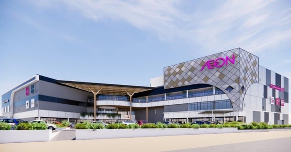 Das erste AEON-Einkaufszentrum im Mekong-Delta steht kurz vor der Inbetriebnahme.