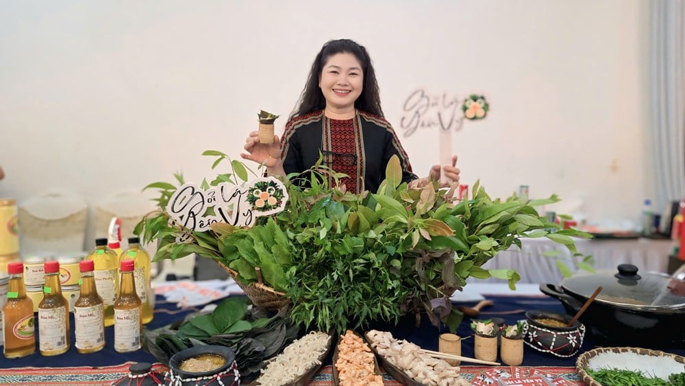 Quảng Ngãi đưa don, gỏi lá giới thiệu tại Trung tâm Triển lãm Quốc gia