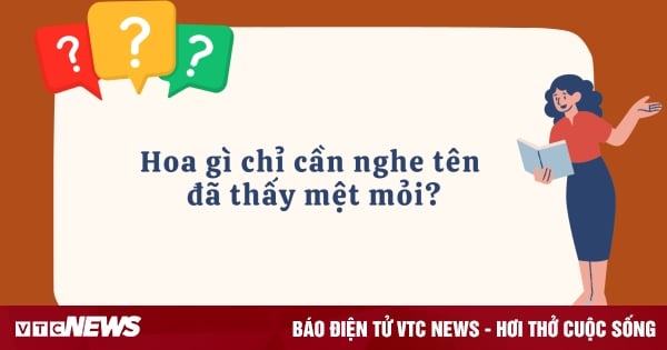 Hoa gì chỉ cần nghe tên đã thấy mệt mỏi?