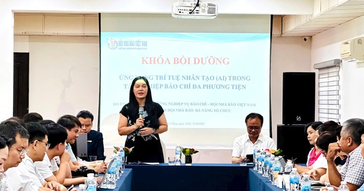 Bồi dưỡng ứng dụng AI trong tác nghiệp báo chí đa phương tiện