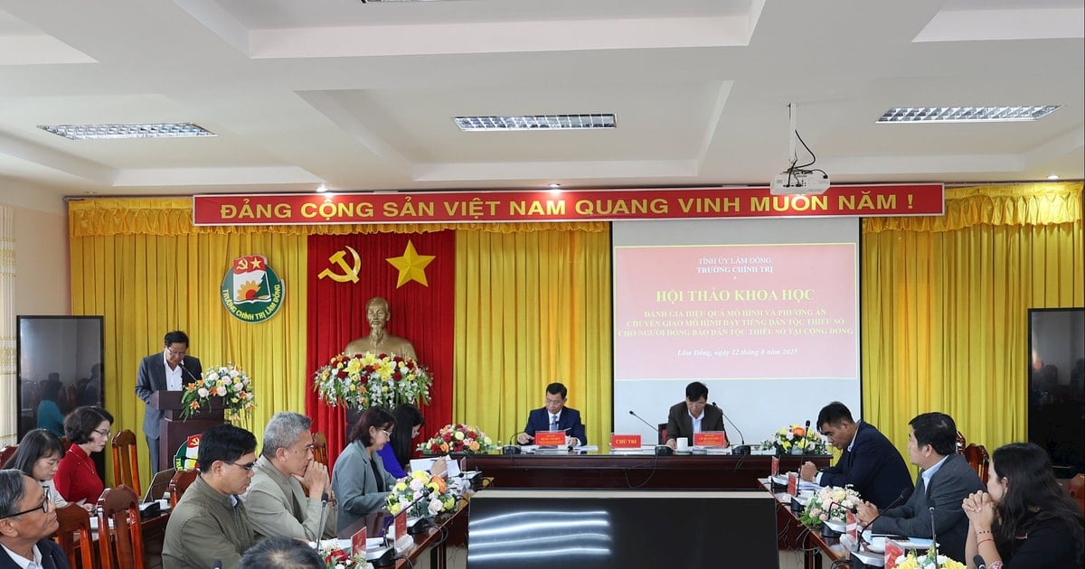 Chuyển giao mô hình dạy tiếng DTTS cho người đồng bào DTTS tại cộng đồng