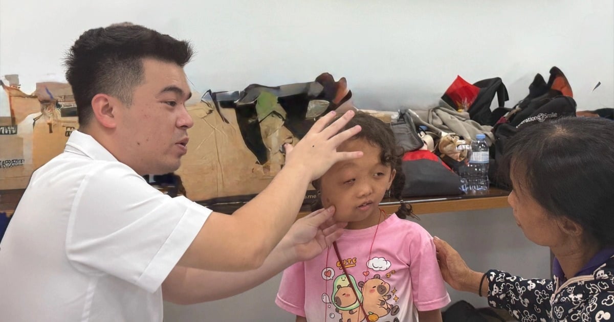 Rare genetic disease causes a child to have a "huge" tumor that distorts his face