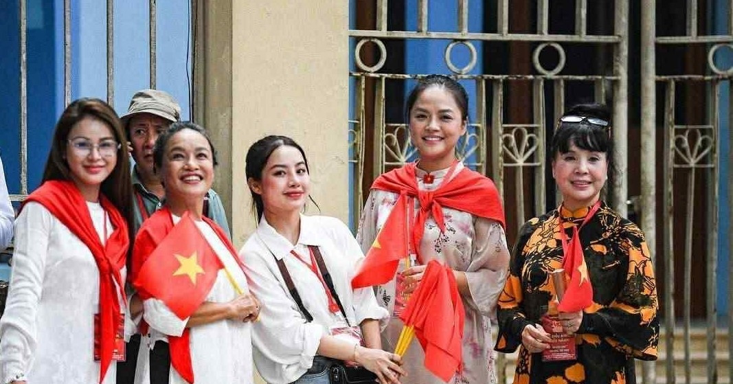 Lương Thu Trang tự hào, MC Hoài Anh VTV xúc động ngày hợp luyện diễu binh mừng 2/9