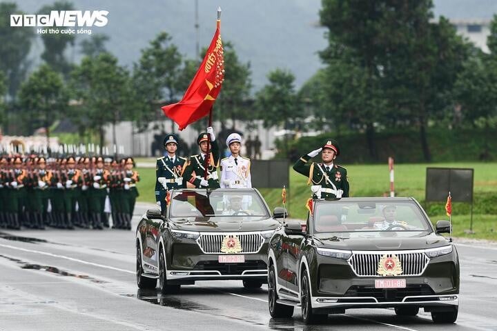 Buổi tổng hợp luyện lần 4 tại thao trường Miếu Môn ngày 16/8. (Ảnh: Đắc Huy)