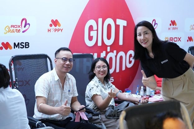 Cán bộ nhân viên ROX Group chung tay hiến máu, lan tỏa giá trị sống đẹp- Ảnh 3.