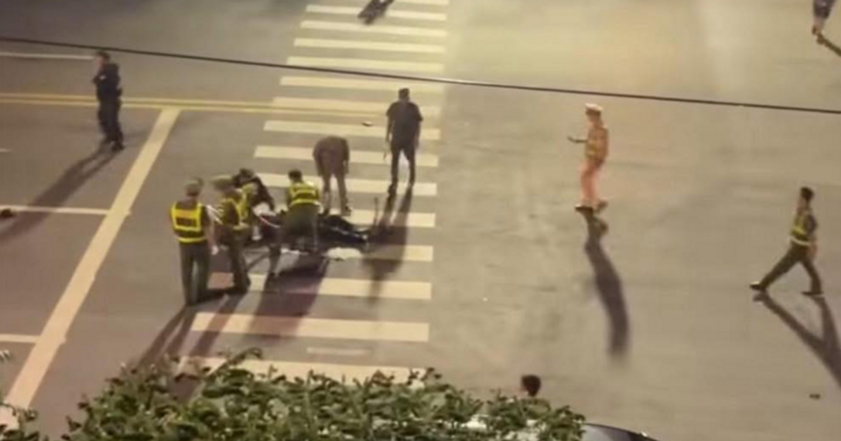 Hit head-on by two young men, how is Captain Le Dinh Cong's health now?