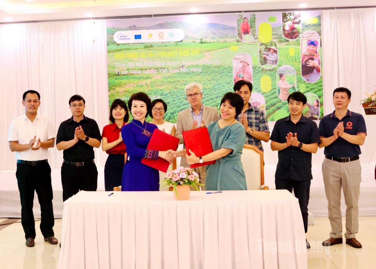 Chương trình giới thiệu dự án Phụ nữ vì nông nghiệp xanh