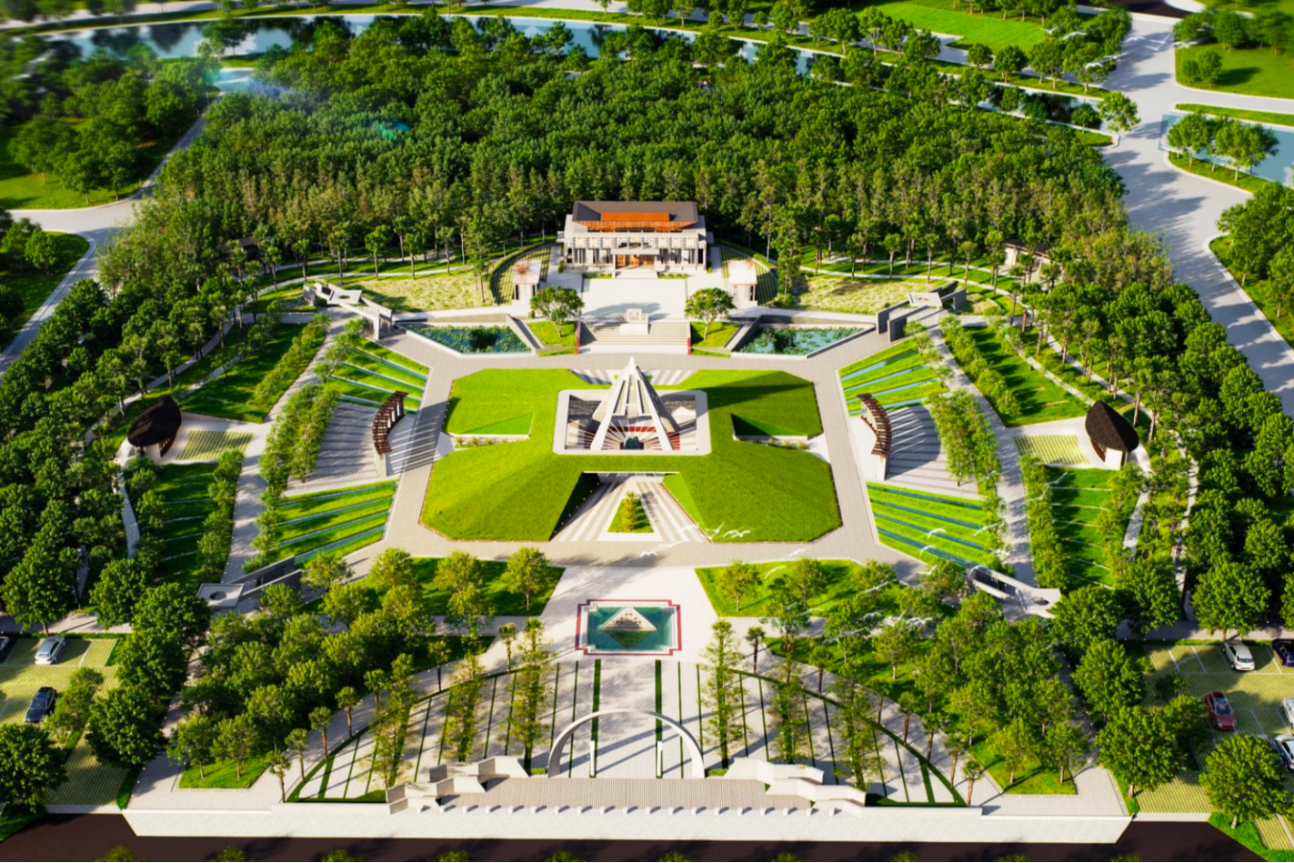 Le temple des martyrs et le parc culturel de Hai Duong seront une destination sacrée et majestueuse.
