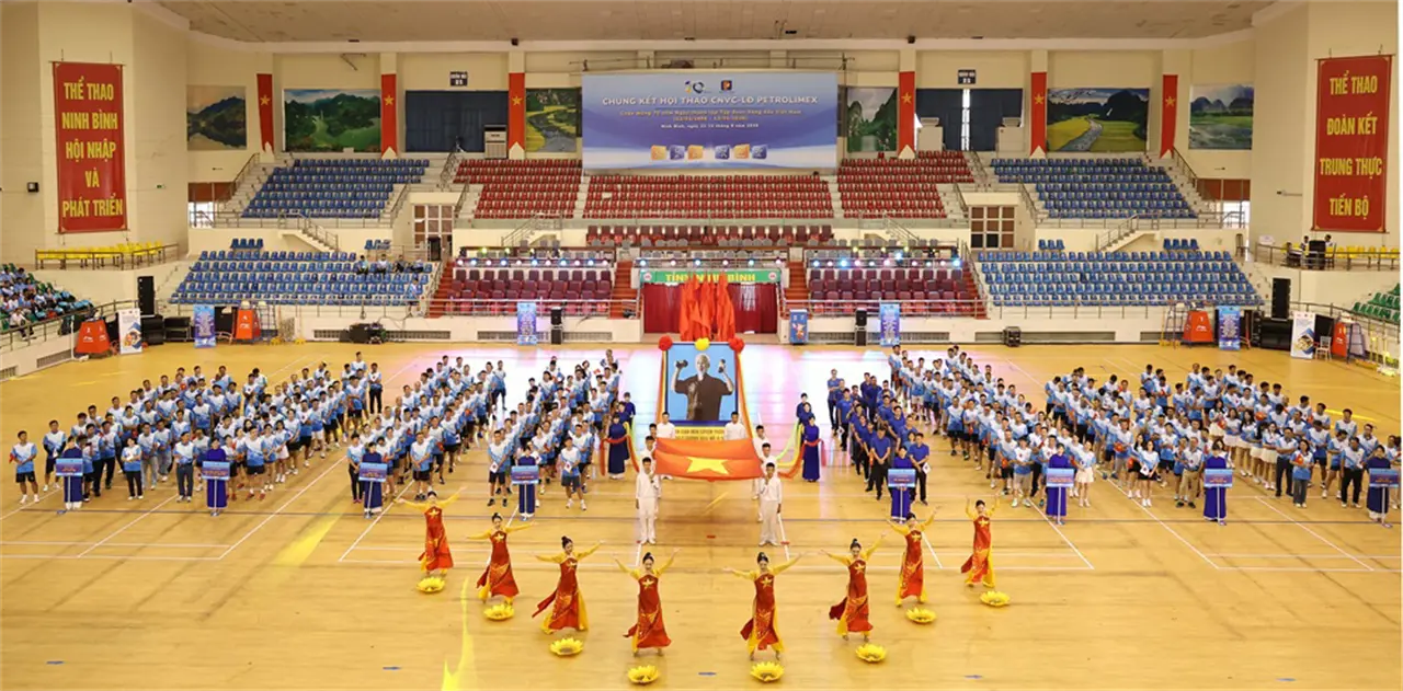 Petrolimex opens the Final of the Sports Festival for Employees and Workers to celebrate the 70th anniversary of its founding.
