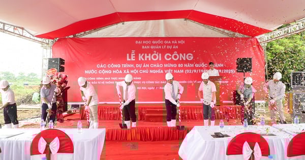 ĐHQGHN khởi công công trình hạ tầng trọng điểm phục vụ nghiên cứu, đào tạo công nghệ số