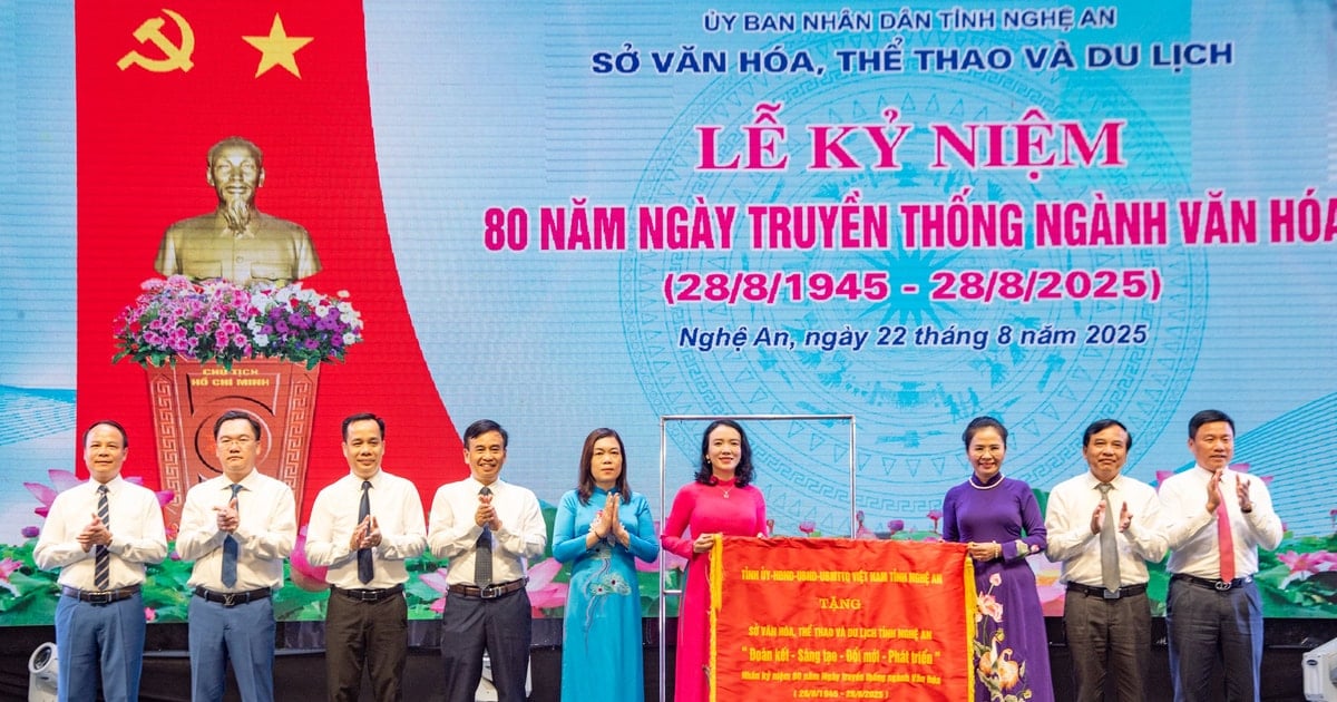Nghe An feiert 80 Jahre des traditionellen Tages des Kultursektors