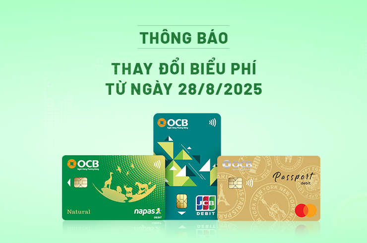 ประกาศเปลี่ยนแปลงตารางค่าธรรมเนียมบัตร ตั้งแต่วันที่ 28 สิงหาคม 2568